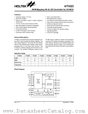 HT1623 datasheet pdf Holtek Semiconductor