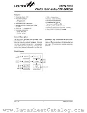 HT27LC010 datasheet pdf Holtek Semiconductor