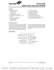 HT27LC040 datasheet pdf Holtek Semiconductor