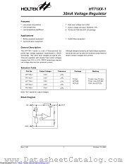 HT7136-1 datasheet pdf Holtek Semiconductor
