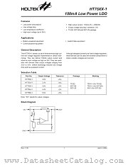 HT7550-1 datasheet pdf Holtek Semiconductor