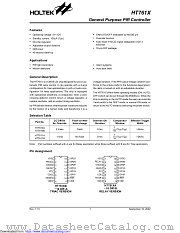 HT7610A datasheet pdf Holtek Semiconductor