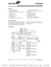 HT82K68E datasheet pdf Holtek Semiconductor