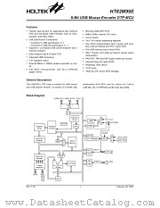 HT82M99E datasheet pdf Holtek Semiconductor