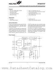 HT82V737 datasheet pdf Holtek Semiconductor