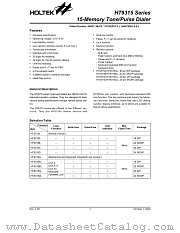HT9315A datasheet pdf Holtek Semiconductor