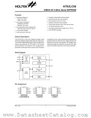 HT93LC56 datasheet pdf Holtek Semiconductor