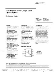 6N138 datasheet pdf Agilent (Hewlett-Packard)