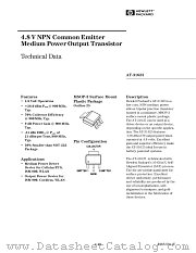 AT-31625 datasheet pdf Agilent (Hewlett-Packard)