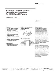 AT-36408 datasheet pdf Agilent (Hewlett-Packard)