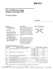 ATF-10236-STR datasheet pdf Agilent (Hewlett-Packard)