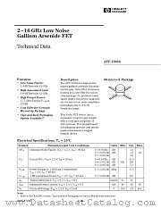 ATF-13336-TR1 datasheet pdf Agilent (Hewlett-Packard)