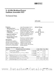 ATF-44101 datasheet pdf Agilent (Hewlett-Packard)