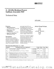 ATF-46101 datasheet pdf Agilent (Hewlett-Packard)