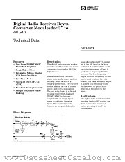 DRR1-38XX datasheet pdf Agilent (Hewlett-Packard)