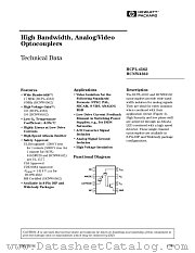 HCNW4562 datasheet pdf Agilent (Hewlett-Packard)