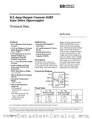 HCPL-3150500 datasheet pdf Agilent (Hewlett-Packard)