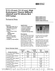 HLMA-KH05 datasheet pdf Agilent (Hewlett-Packard)
