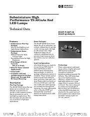 HLMP-Q152 datasheet pdf Agilent (Hewlett-Packard)