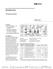 HMMC-5038 datasheet pdf Agilent (Hewlett-Packard)