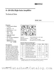 HMMC-5620 datasheet pdf Agilent (Hewlett-Packard)