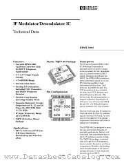 HPMX-5002 datasheet pdf Agilent (Hewlett-Packard)