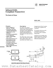 HSDL1001 datasheet pdf Agilent (Hewlett-Packard)