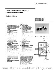 HSDL-3600 datasheet pdf Agilent (Hewlett-Packard)