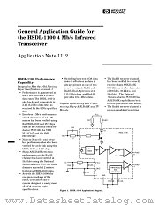 HSDL-1100 datasheet pdf Agilent (Hewlett-Packard)