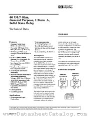 HSSR-8060 datasheet pdf Agilent (Hewlett-Packard)