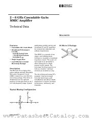 MGA-64135 datasheet pdf Agilent (Hewlett-Packard)