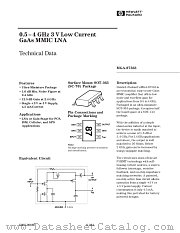MGA-87563 datasheet pdf Agilent (Hewlett-Packard)