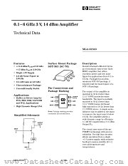 MGA-81563-BLK datasheet pdf Agilent (Hewlett-Packard)