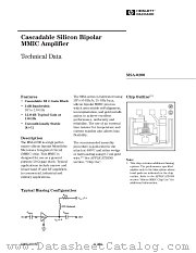 MSA-0200 datasheet pdf Agilent (Hewlett-Packard)