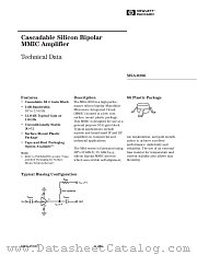 MSA-0286 datasheet pdf Agilent (Hewlett-Packard)