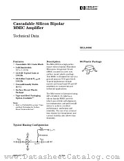MSA-0386-BLK datasheet pdf Agilent (Hewlett-Packard)
