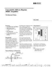 MSA-0500 datasheet pdf Agilent (Hewlett-Packard)