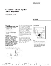 MSA-0700 datasheet pdf Agilent (Hewlett-Packard)