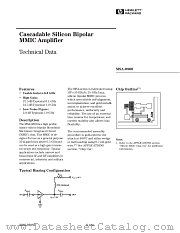 MSA-0800 datasheet pdf Agilent (Hewlett-Packard)