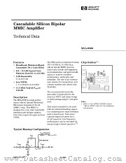 MSA-0900-GP4 datasheet pdf Agilent (Hewlett-Packard)