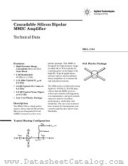 MSA-1104 datasheet pdf Agilent (Hewlett-Packard)