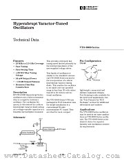 VTO-9050 datasheet pdf Agilent (Hewlett-Packard)