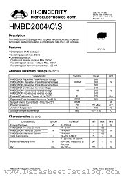 HMBD2004S datasheet pdf Hi-Sincerity Microelectronics