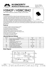 H3842P datasheet pdf Hi-Sincerity Microelectronics