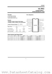 GL3812 datasheet pdf Hynix Semiconductor