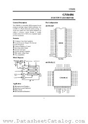 GM6486 datasheet pdf Hynix Semiconductor