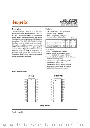 GM71C17800CLJ-6 datasheet pdf Hynix Semiconductor