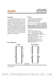GM71C18163C-5 datasheet pdf Hynix Semiconductor