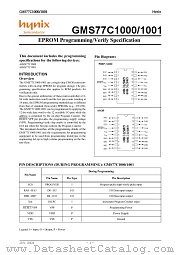 GMS77C1000 datasheet pdf Hynix Semiconductor