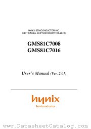 GMS81C7016K datasheet pdf Hynix Semiconductor